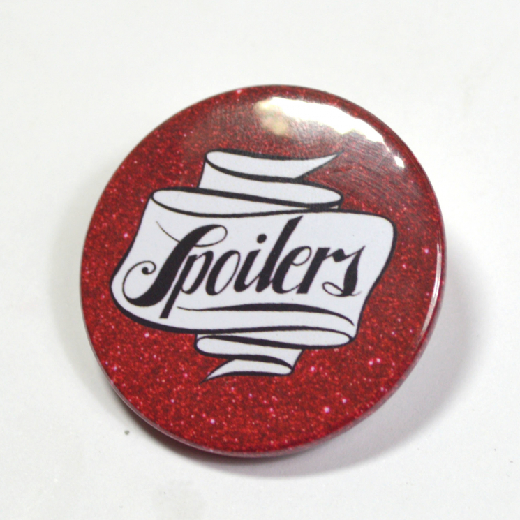 Doctor Who River Song "Spoilers" Pinback Button Badge