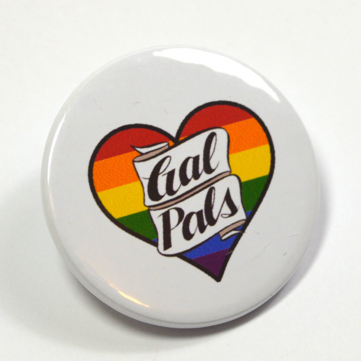 LGBT+ Lesbian Gal Pals Button Badge