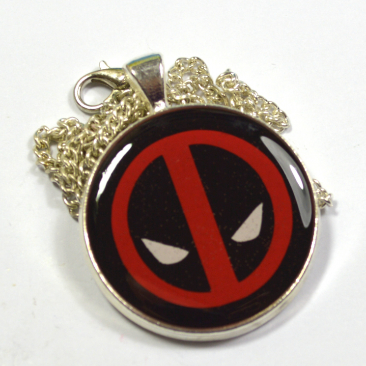 Deadpool Logo Resin Pendant