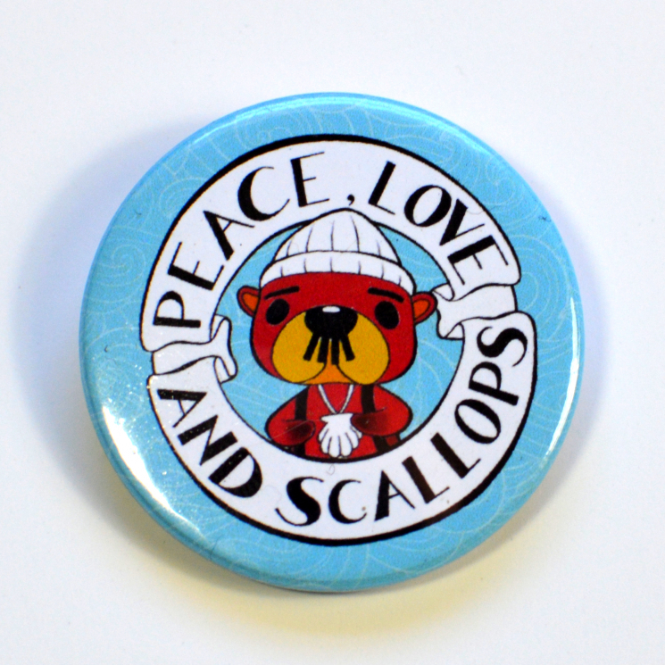 Animal Crossing New Horizons ACNH PAscal Peace Love and Scallops Badge