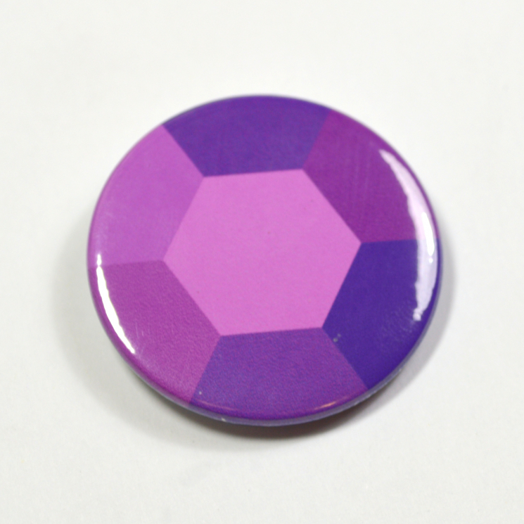 Steven Universe Amethyst Gem Pinback Button