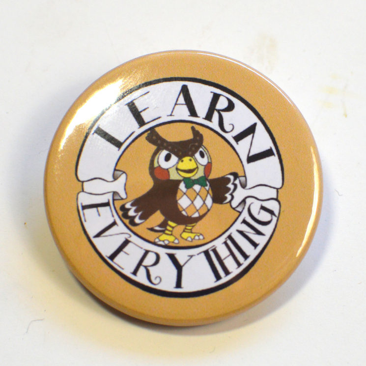 Animal Crossing New Horizons ACNH Blathers Learn Everything Badge