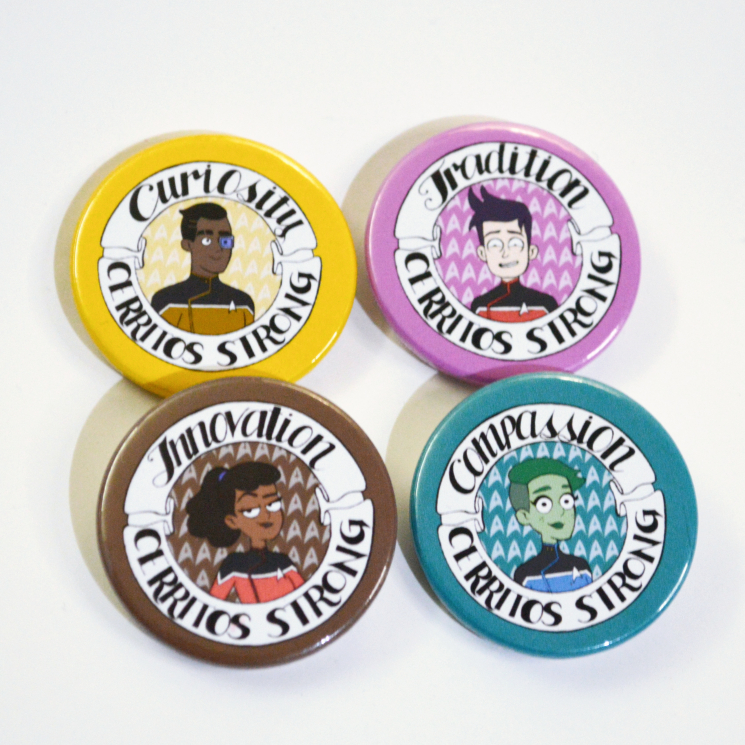 Starfleet Star Trek Lower Decks Cerritos Strong Badge Collection
