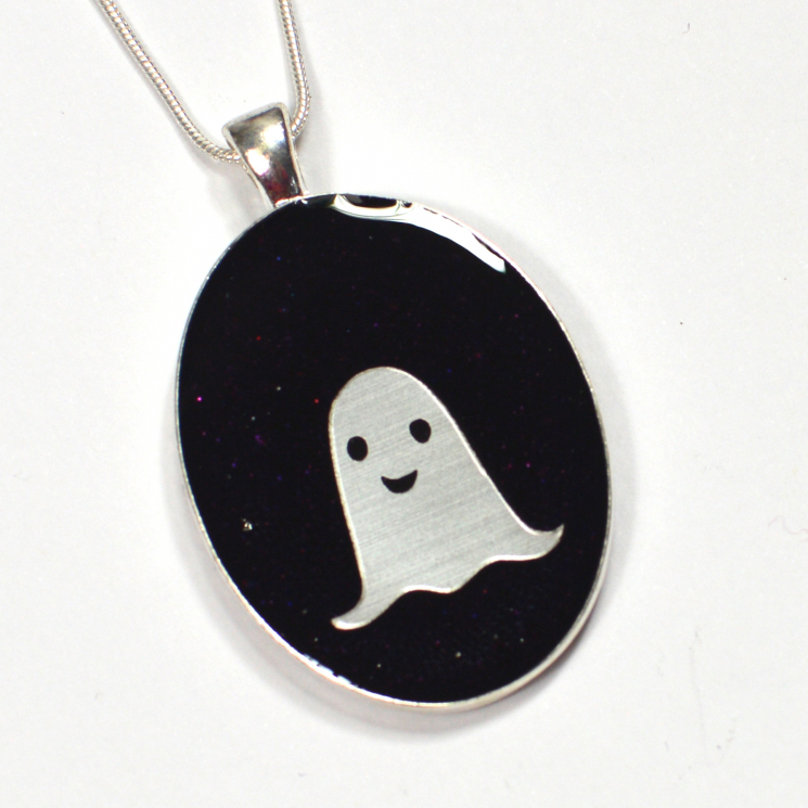 Ghost Cute Kawaii Handmade Pendant
