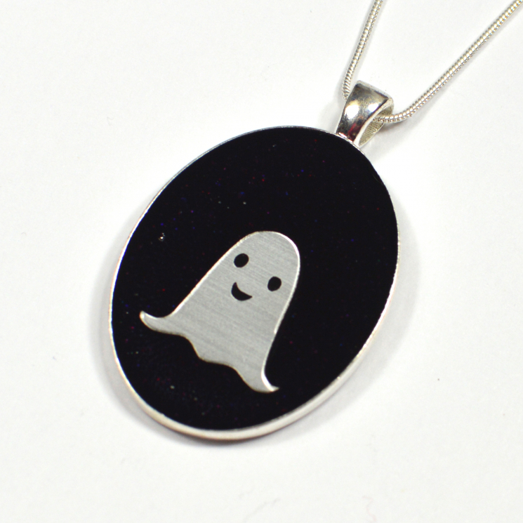 Ghost Cute Kawaii Handmade Pendant