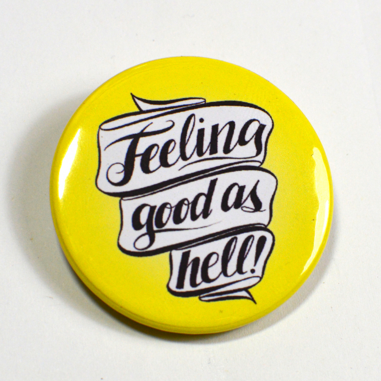 Lizzo Feeling Good As Hell Yellow Badge