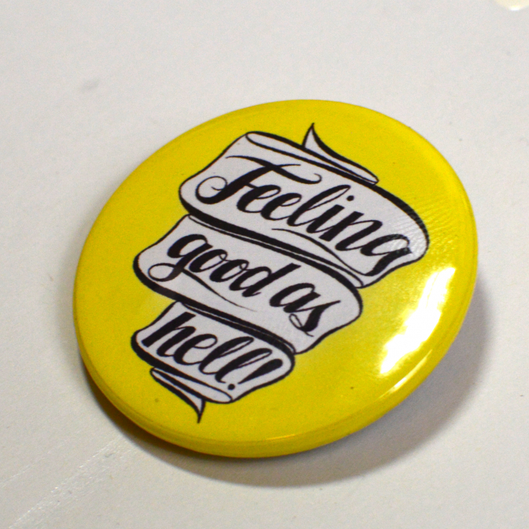 Lizzo Feeling Good As Hell Yellow Badge