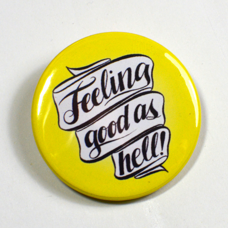 Lizzo Feeling Good As Hell Yellow Badge