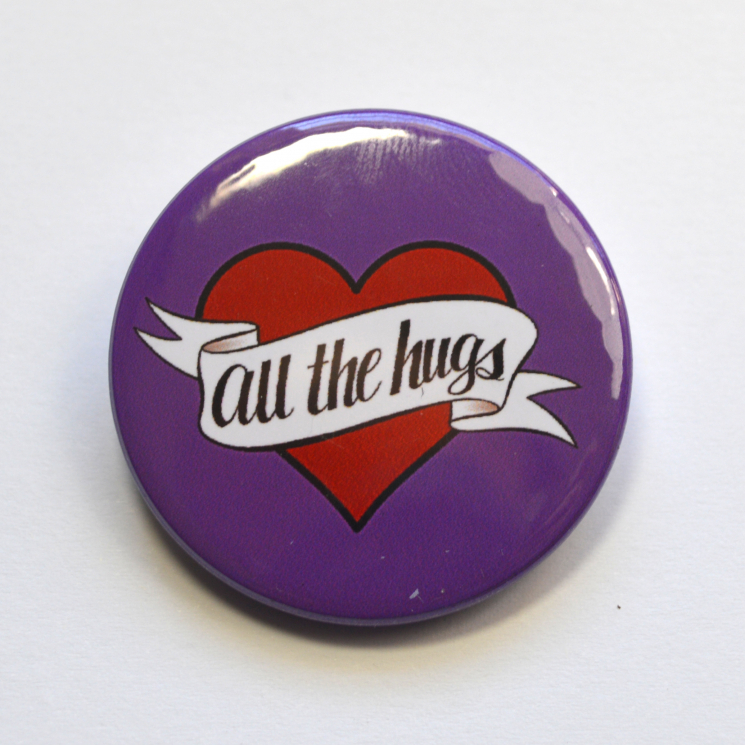 All The Hugs Heart Badge