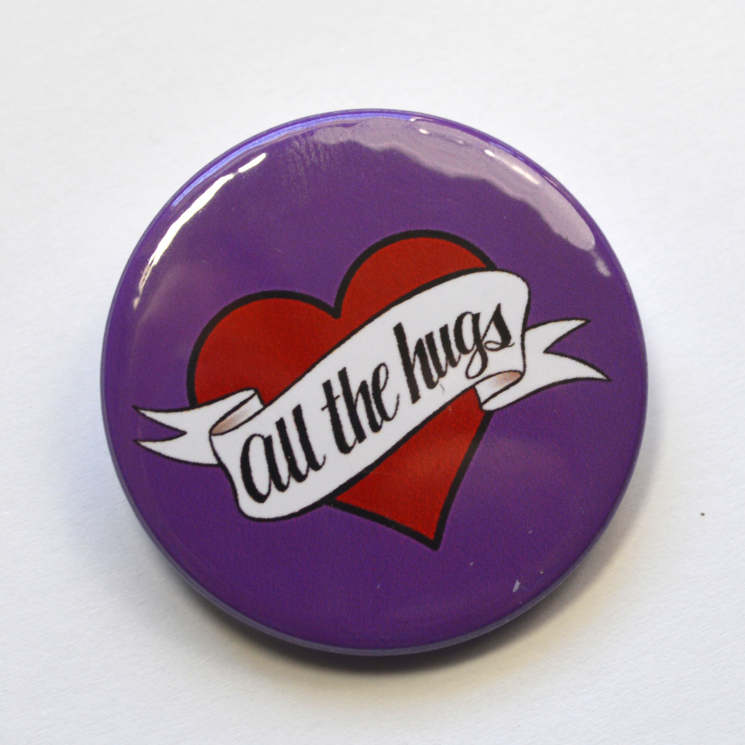 All The Hugs Heart Badge
