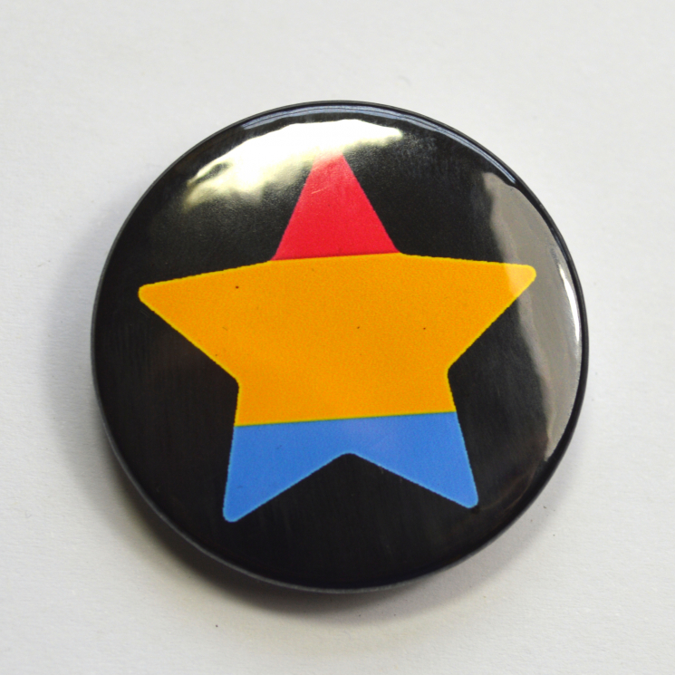 LGBTQIA Galaxy Pansexual Star Badge