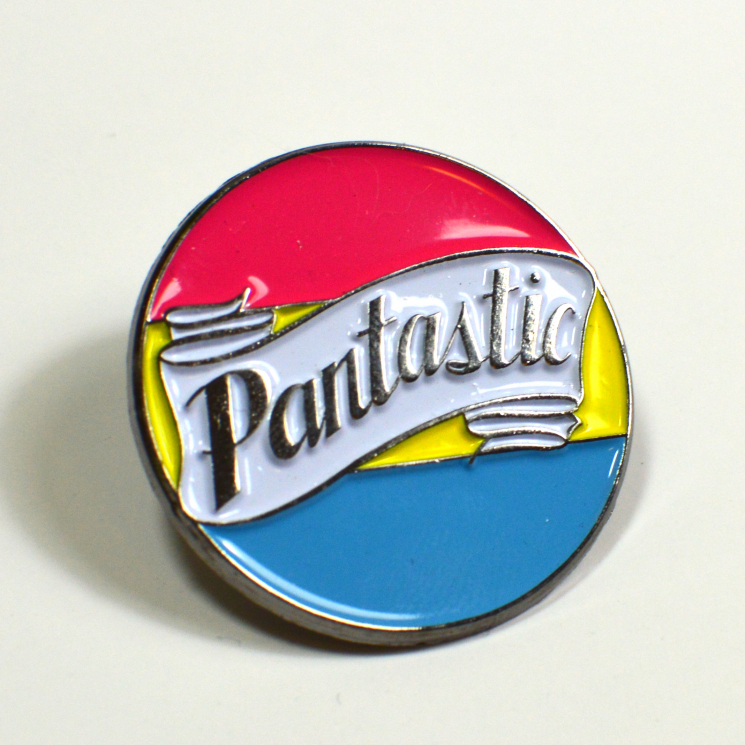 Pantastic Pansexual Pride Enamel Pin LGBTQIA+ Queer Pan Pride