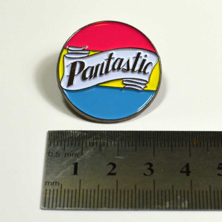 Pantastic Pansexual Pride Enamel Pin LGBTQIA+ Queer Pan Pride