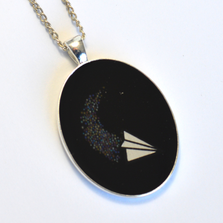 Paper airplane missing you long distance gift
