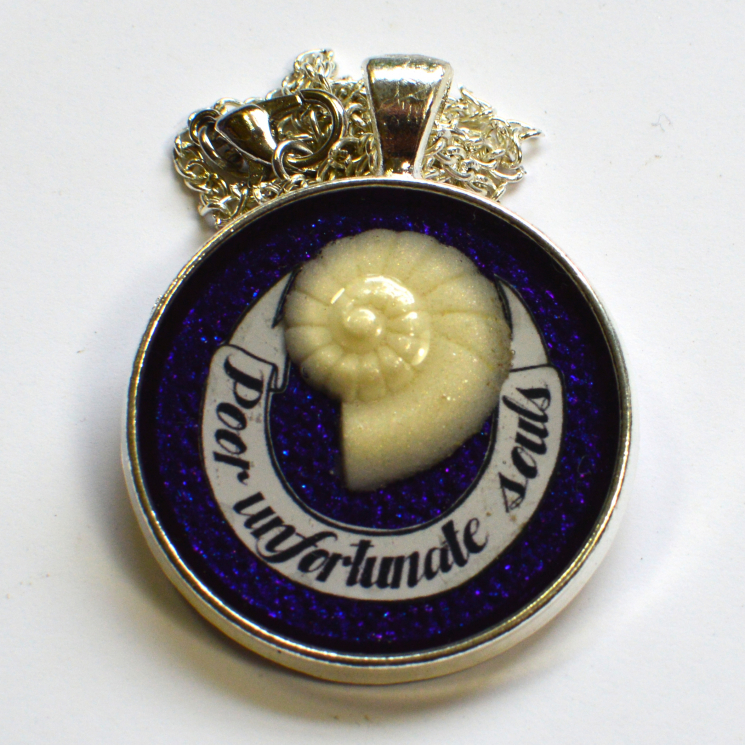 Poor Unfortunate Souls Little Mermaid Ursula Fat Pride Resin Pendant