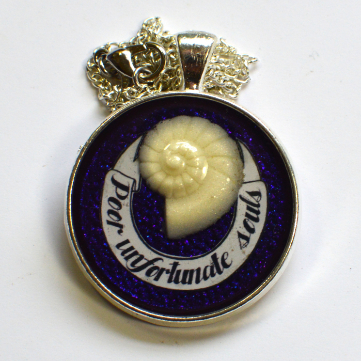 Poor Unfortunate Souls Little Mermaid Ursula Fat Pride Resin Pendant