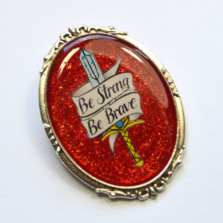 She-Ra Adora Netflix Sword Motivational Brooch