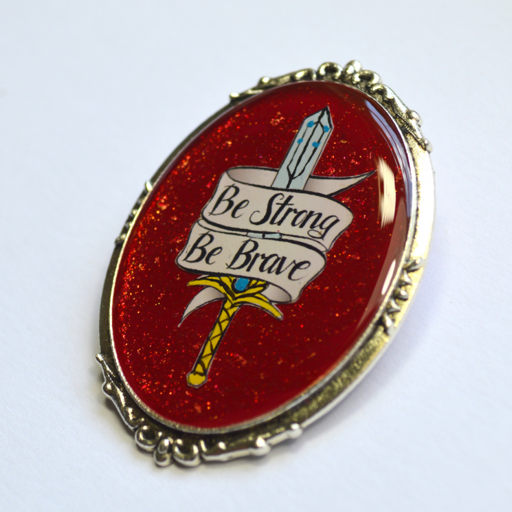 She-Ra Adora Netflix Sword Motivational Brooch