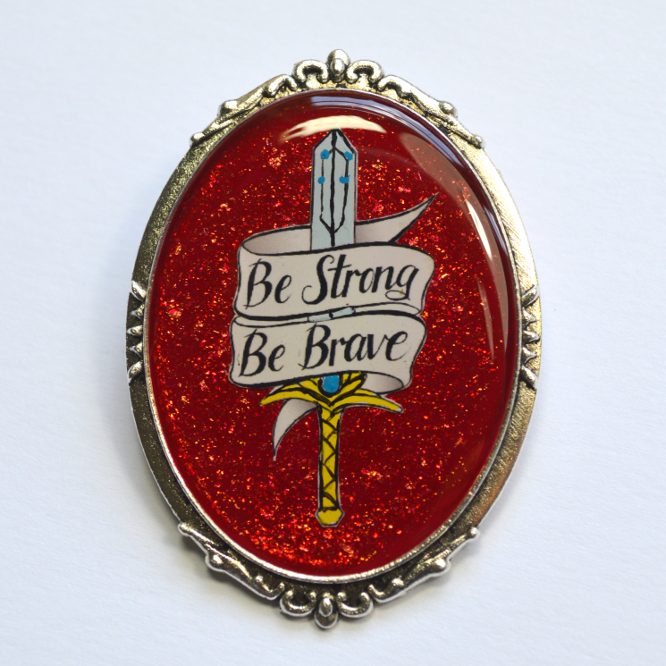 She-Ra Adora Netflix Sword Motivational Brooch