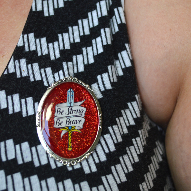 She-Ra Adora Netflix Sword Motivational Brooch