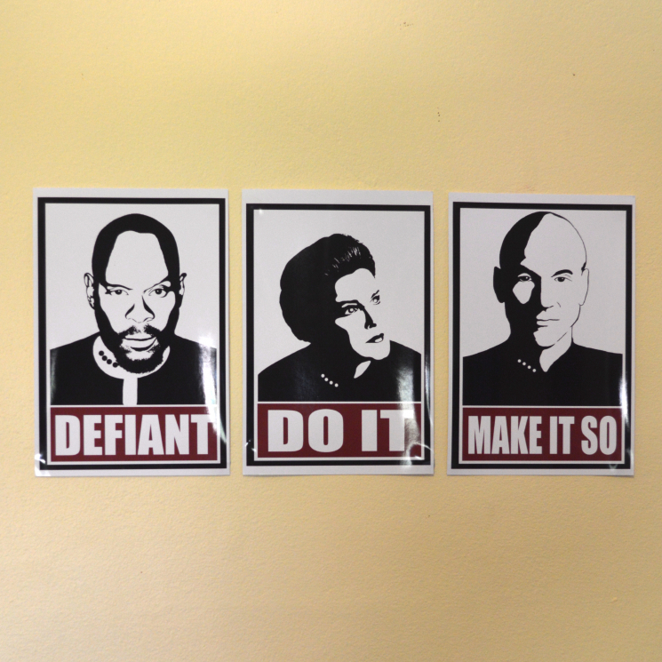 Star Trek Captains Motivational Mini Prints