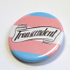 Transcendent Trans Pride Queer Badge Pinback Button