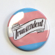 Transcendent Trans Pride Queer Badge Pinback Button
