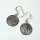 Jedi Order Symbol Star Wars Silver Earrings