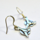 Klingon Empire Star Trek Silver Earrings