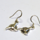 Klingon Empire Star Trek Silver Earrings