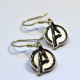 Avengers Logo Geek Gift Silver Earrings