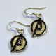 Avengers Logo Geek Gift Silver Earrings