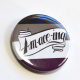 Ace Pride Asexual Pride Pinback Button Badge