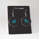 Glitter Bluebird Blue Bird Handmade Earrings