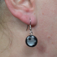 Star Wars Sci Fi Handmade Silver Death Star Earrings