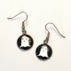 Cartoon Ghost Laser cut acrylic earrings