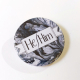 Pronouns He-Him Hand Lettered Badge