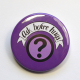 Ask Before Hugs Question Mark Badge