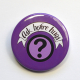 Ask Before Hugs Question Mark Badge