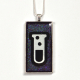 Test Tube Science Nerd Rectangular Pendant Handmade