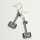 Thor Mjölnir Hammer Dangle Earrings