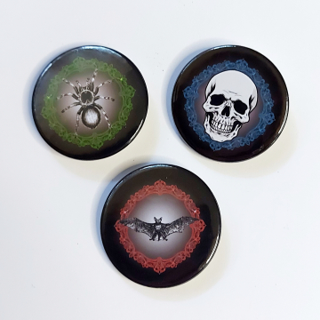 Baby Bat Goth Badge Starter Pack