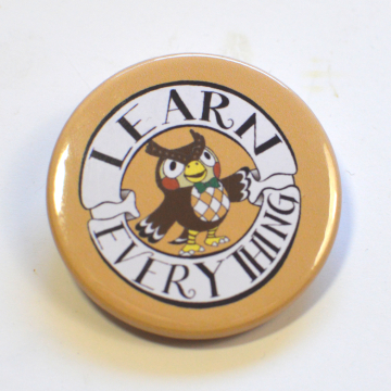 ACNH Blathers Learn Everything Badge
