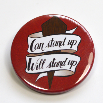 Buffy The Vampire Slayer BTVS 90s Retro Feminist Badge