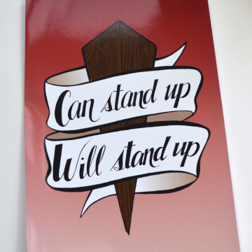 Buffy The Vampire Slayer BTVS 90s Retro Feminist Mini Print