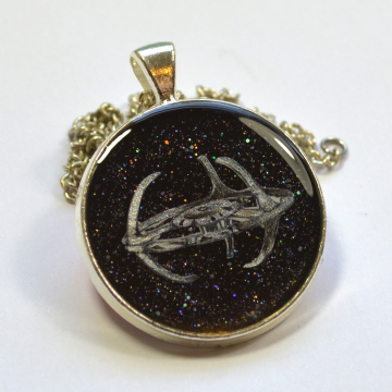 Hand Painted DS9 Pendant