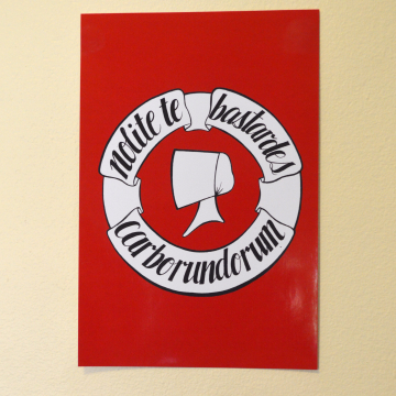 Handmaid's Tale "Nolite te bastardes carborundorum" Mini Print