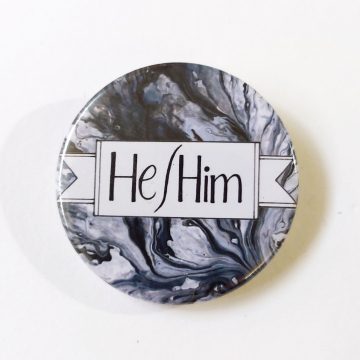 Pronouns He/Him Badge