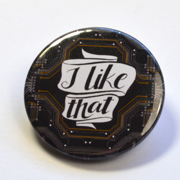 Janelle Monáe "I Like That" Circuit Board Badge