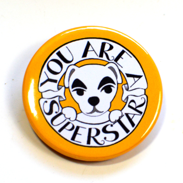 ACNH K.K Slider You Are A Superstar Badge